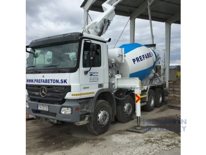 115 betonpumpe putzmeister 21 metrov mercedes